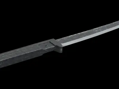 Knife 3D model purchase