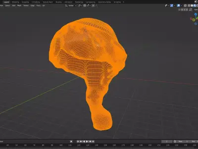Custom3Dprint Minifigure Accessory - Minifigure Hair S2 - 008 3D print model