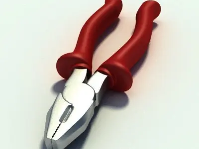 Pliers 3D model 9