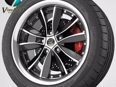 wheel Marcello MR 3D model