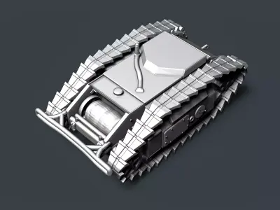 Goliath Tracked Mine RoZ 3D print model