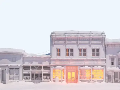 Historic Colorado Mountain Town 3D model