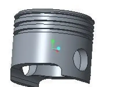 3D piston 3D model