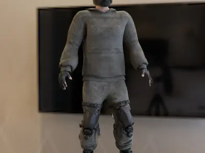 Cyberpunk Character Cyber Rascal 3D model
