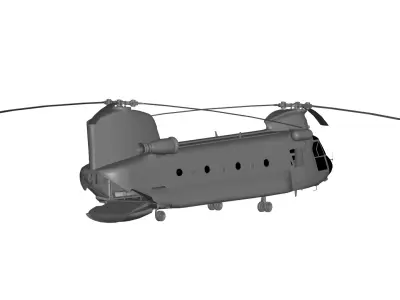 Boeing CH-47 Chinook 3D model buy