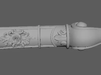 leg High quality 3d models for processing on a cnc machine 3D model 46
