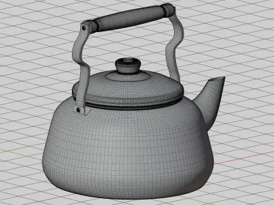 Stainless Steel Kettle 3D model