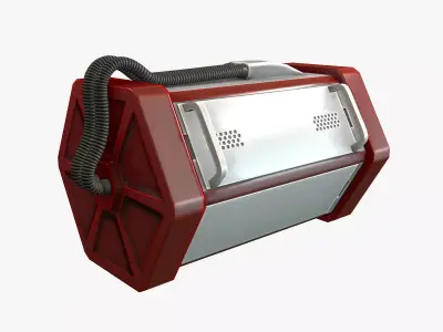 Sci Fi Container Low-poly 3D model purchase