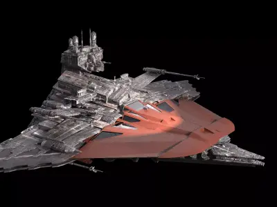 DRAGON Heavy Space Carrier  3D model