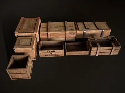 wooden crate - pack