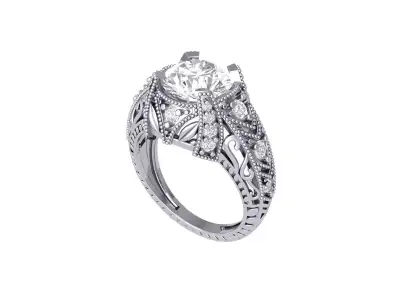 Wedding Ring  3D print model 421