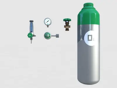 Oxygen Tank 3D model
