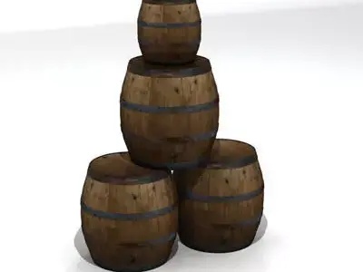 barrels 01 3D model