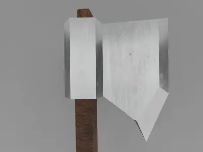 Axe low-poly Free low-poly 3D model purchase