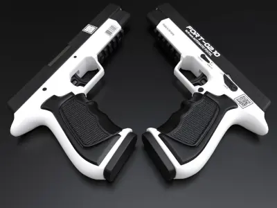 Handgun FORT-0210 3D model