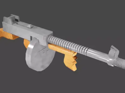 tommy gun  3D model