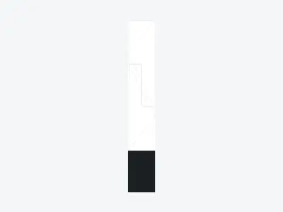 Locker - Laminate - Integral - Step - High Base Low-poly 3D model
