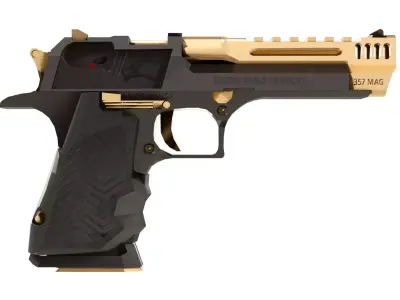 Premium Desert Eagle Low-poly 3D model