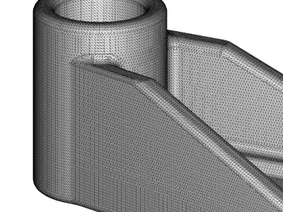 Tractor Gear Shift Fork 3D print model