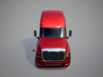 American Truck 1 and upgrades - Mobile Asset Low-poly 3D model