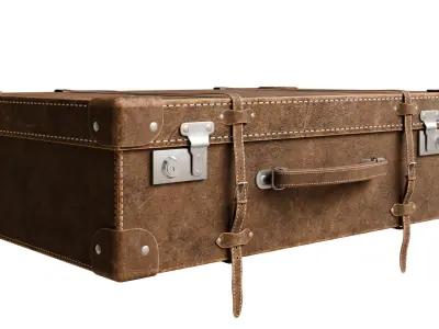 Vintage Suitcase 3D model