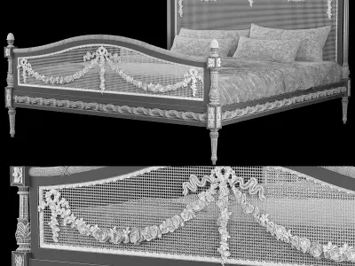 versailles bed 3D model