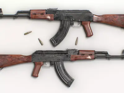 AKM - AAA Asset Low-poly 3D model