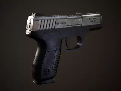 Taurus pt 320 Pistol 3D model 3D model