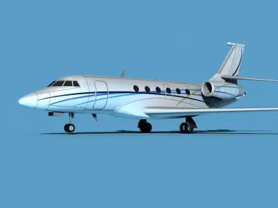 Dassault Falcon 2000 V07 3D model
