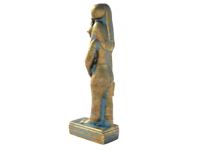 sekhmet Low-poly 3D model