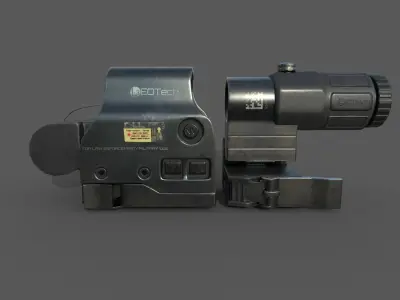 EOTech HHS II Low-poly 3D model