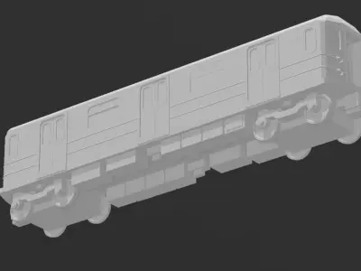 NYC MTA R62 Rolling Stock PRINT READY 3D print model