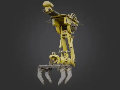 Industrial Robot G-1 Low-poly 3D model