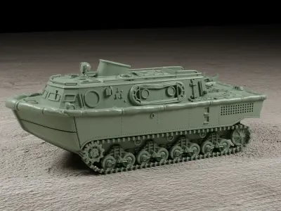 Landwasserschlepper 3D print model