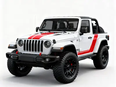 Off-Road Adventure Jeep 3D Model V01 Low-poly 3D model