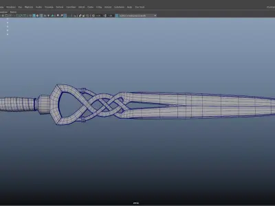 Fantasy Weapon Pack Game Ready Swords Axe Shield 3D Models Low-poly 3D model