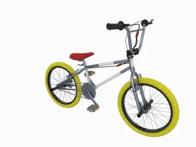 BMX Bike Low-poly 3D model order
