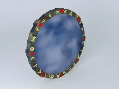 The Dynaian Stargate. Free 3D model