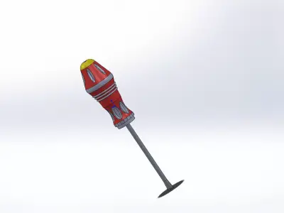 screwdriver 3D model 2