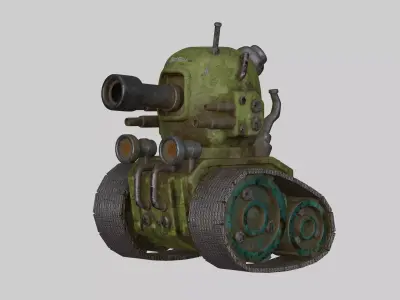 Mini Game Tank 3D model
