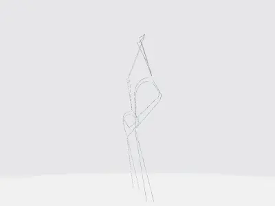 Limbs Explosion Booster Rope Low-poly 3D model