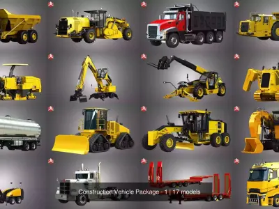 Construction Vehicle Package - 1 purchase