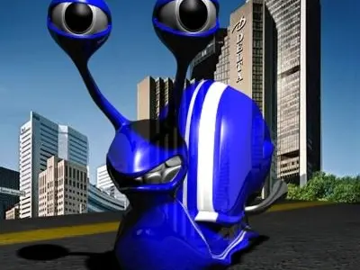 Gordini snail Low-poly 3D model