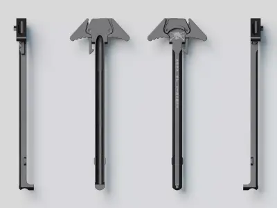 SOLGW Liberty Ambi Charging Handle Low-poly 3D model