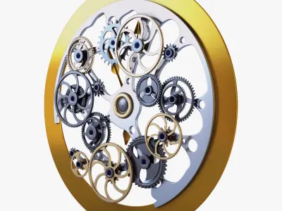 Clock mechanism v 1 3D model