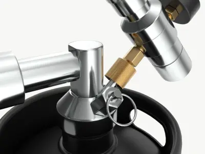 Pressurized Keg System 02 3D model