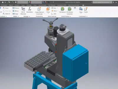 Column Mill Master 3d model 3D model