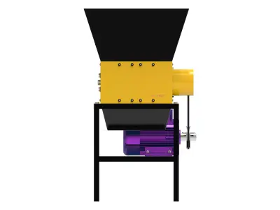 Industrial Shredder Low-poly 3D model