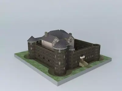 Big Castle updated Free 3D model