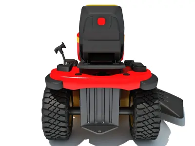 Lawn Mower Tractor 3D model